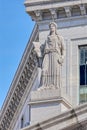 New York County Supreme Court building decoration detail Royalty Free Stock Photo