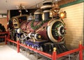 Lionel train at Macy`s Santaland at Herald Square in Manhattan Royalty Free Stock Photo