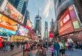 New York - DECEMBER 22, 2013: Times Square on December 22 in USA Royalty Free Stock Photo