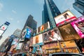 New York - DECEMBER 22, 2013: Times Square on December 22 in USA Royalty Free Stock Photo