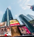 New York - DECEMBER 22, 2013: Times Square on December 22 in USA Royalty Free Stock Photo