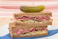 New York deli pastrami sandwich