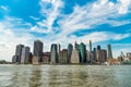 new york downtown architecture. city skyscraper of manhattan. modern skyscraper cityscape in midtown. architectural Royalty Free Stock Photo