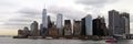 New York downtown skyline cityscape Royalty Free Stock Photo