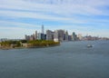 New York East River scenics Royalty Free Stock Photo