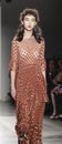 New York Fashion Week FW 2017 - Katty Xiomara Collection Royalty Free Stock Photo