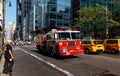 New york fire engine Royalty Free Stock Photo
