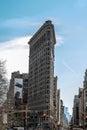 New York Flatiron triangular Building