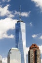 NEW YORK - Freedom Tower in Lower Manhattan Royalty Free Stock Photo