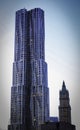 New York by Gehry (Beekman Tower) Royalty Free Stock Photo
