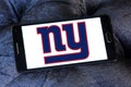 New York Giants american football team logo Royalty Free Stock Photo