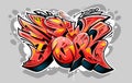 New York Graffiti Wild Style Lettering