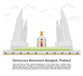 Democracy Monument of Bangkok, Thailand