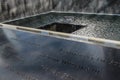 New York, Ground Zero with names Name of the victims of September 11
