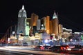 New York New York hotel and casino in Las Vegas. Royalty Free Stock Photo