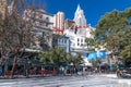 New York-New York Hotel & Casino on the Las Vegas Strip in Paradise, resort hotel designed to evoke New York City Royalty Free Stock Photo