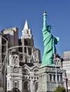 New York, New York Hotel and Casino`s Statue of Liberty Close-up Royalty Free Stock Photo