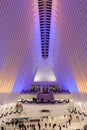 New York - Inside Path Station Oculus at Night