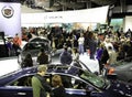 People Attending the New York International Auto Show Royalty Free Stock Photo