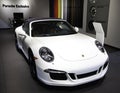 Porsche showcased at the New York Auto Show Royalty Free Stock Photo