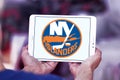 New York Islanders ice hockey team logo Royalty Free Stock Photo