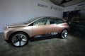 The BMW Vision iNEXT electric crossover car on display during 2019 New York City E-Prix