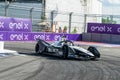 Edoardo Mortara 48 of ROKiT Venturi Racing Team driving Formula E car during 2021 ABB Formula E World Championship New York Royalty Free Stock Photo