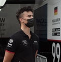 German professional racing driver Pascal Wehrlein of TAG Heuer Porsche Formula E Team at pit line during 2021 New York City E-Prix