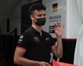 German professional racing driver Pascal Wehrlein of TAG Heuer Porsche Formula E Team at pit line during 2021 New York City E-Prix