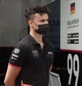 German professional racing driver Pascal Wehrlein of TAG Heuer Porsche Formula E Team at pit line during 2021 New York City E-Prix