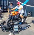 Harley Davidson debuts its all-electric LiveWire bike at the 2019 New York E-Prix FIA Formula E World Championship