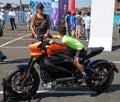 Harley Davidson debuts its all-electric LiveWire bike at the 2019 New York E-Prix FIA Formula E World Championship