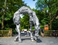 Jean-Marie Appriou `The Horses` sculpture at the entrance to Central Park in Manhattan Royalty Free Stock Photo