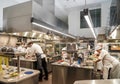 In the kitchen of newest Micheline Star Chef Daniel Boulud`s restaurant Le Pavillon in Midtown Manhattan