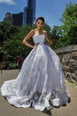 NEW YORK - June 13: Model Kalyn Hemphill poses outside