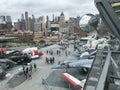 On USS Intrepid Royalty Free Stock Photo