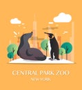 New york landmark Central Park Zoo