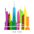 New York landmarks Royalty Free Stock Photo