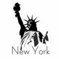 NEW YORK LIBERTY Royalty Free Stock Photo