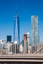 New York, Lower Manhattan and the One World Trade Center