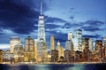 New York, Lower Manhattan skyline, United states of America