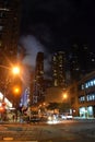 New York , Manhattan night Royalty Free Stock Photo