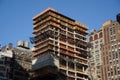new york manhattan skyscrapers under construction Royalty Free Stock Photo