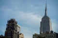 new york manhattan skyscrapers under construction Royalty Free Stock Photo