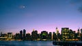 New York - Manhattan sunset view from Long Island City Royalty Free Stock Photo