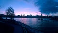 New York - Manhattan sunset view from Long Island City Royalty Free Stock Photo