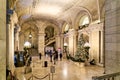 New York. Manhattan. United States. The entrance hall of the Public Library Royalty Free Stock Photo