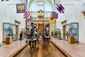 New York. Manhattan. United States. The Metropolitan Museum of Art. Arms and armor, Middle Ages main hall