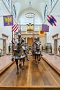 New York. Manhattan. United States. The Metropolitan Museum of Art. Arms and armor, Middle Ages main hall