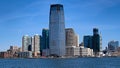 New York, Manhattan, USA. Seen from Liberty Island.